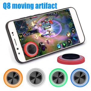Portable Round Game Joystick Rocker Sucker Tablet Washable Button Mini Controller Round For Mobile Phone Tablet Suction Cup