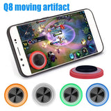 Portable Round Game Joystick Rocker Sucker Tablet Washable Button Mini Controller Round For Mobile Phone Tablet Suction Cup