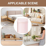 universal Waste Bin with Lid Desktop Office Organizer Storage Home Garbage Basket Container Table Trash Bin Small Trash Can
