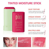 Multi-function Blush Stick Easy Tinted Makeup Rouge Blusher Cream Waterproof Long Lasting Rendering Brightening Skin Tone