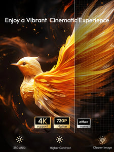 VEVSHAO A12 Projector Mini Portable  LED Video Android 13.0 WIFI 6 Mirror SmartPhone for 1080P 4K Video Home Cinema Projector