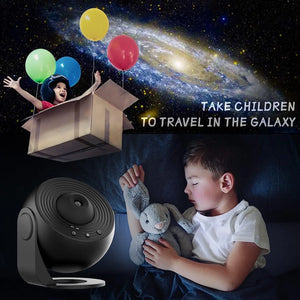 Star Projector,13 in 1 Planetarium Galaxy Projecto,360°Rotation,Mute Design,HD Image&Timing for Bedroom,Birthday,Christmas Decor