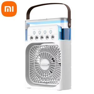 Xiaomi MIJIA 3-in-1 Portable Air Conditioners Fan With LED Night Light Household Mini Air Cooler For Office Home Adjustable Fan