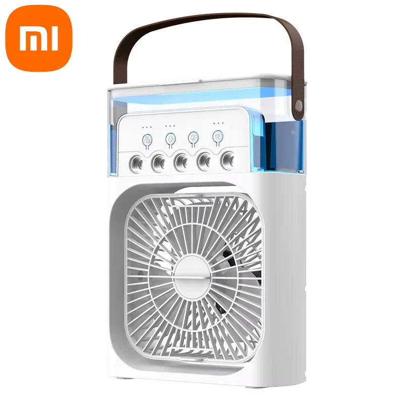 Xiaomi MIJIA 3-in-1 Portable Air Conditioners Fan With LED Night Light Household Mini Air Cooler For Office Home Adjustable Fan