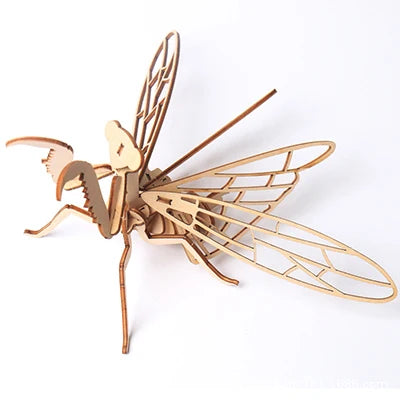 DIY 3D Wooden Puzzle Model Animal Montessori Toys for Children Crafts Dachshund Skeleton Assembly Gift Set for Kids Adults Teens
