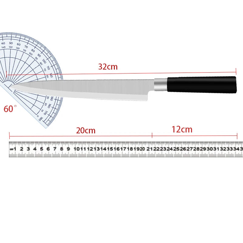 Professional Salmon Sashimi Knife Sushi Knife Special Japanese Cooking Knife Meat Cleaver