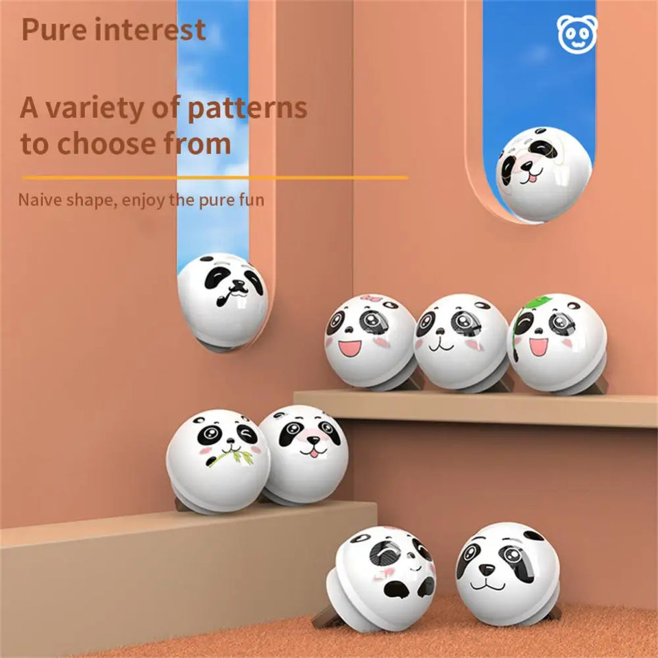 USB Plug LED Night Light Cartoon Expression Panda Mini Portable Night Lights Eye Protection Reading Book Lamp For Bedroom