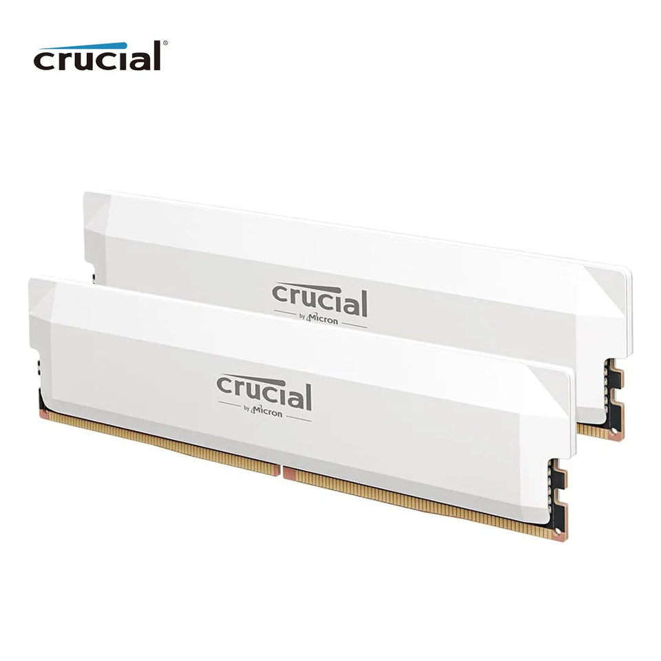 Crucial Pro DDR5 RAM 2x16GB 6000MHz, 6400MHz Overclocking Desktop Gaming Memory, Intel XMP 3.0 & AMD Expo Compatible-OEM Package
