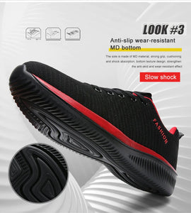 Mens Casual Sneakers Running Shoes Men Lace-up Lightweight Comfortable Breathable Big Size 46 Athletic Walking Shoes for Men