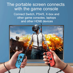 16 inch Portable Monitor 2.5K/120HZ/100%sRGB  For Laptop XBox PS4 / 5 Switch Cell Phone Computer Extension Gaming  Travel Screen