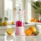 350ml Portable Electric Wireless Mini Fruit Blender Juicer - Perfect forOn-the-Go!