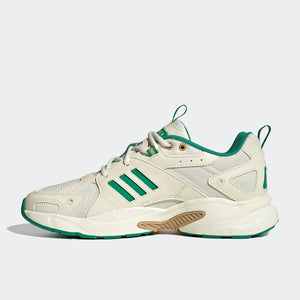 Adidas JZ RUNNER Retro - Style Breathable Mesh Sneakers with Green Accents