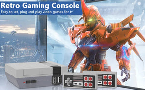 Newest 620 Games Retro TV Video Game Console Classic Emulator Two Players Family Entertainment Gaming Machine with 2 Controllers