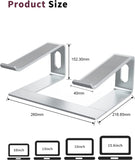 Laptop Stand Ergonomic Aluminum Computer Stand Detachable Laptop Riser Notebook Holder Stand Compatible with MacBook Air Pro