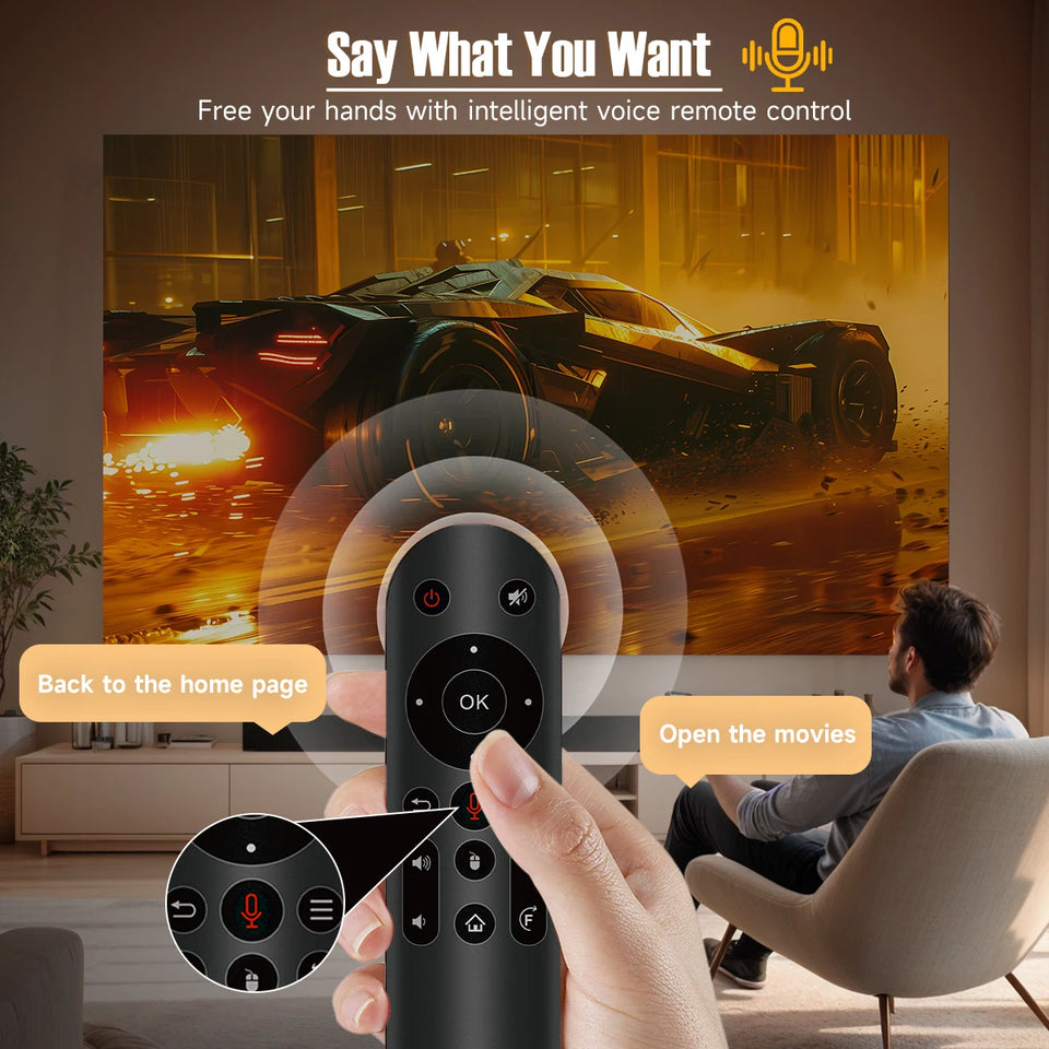 Magcubic Native 1080P 650ANSI 4K Android11 L018 Projector With Auto Keystone Correction Focus Wifi6 BT5.2 Portable Movie Outdoor