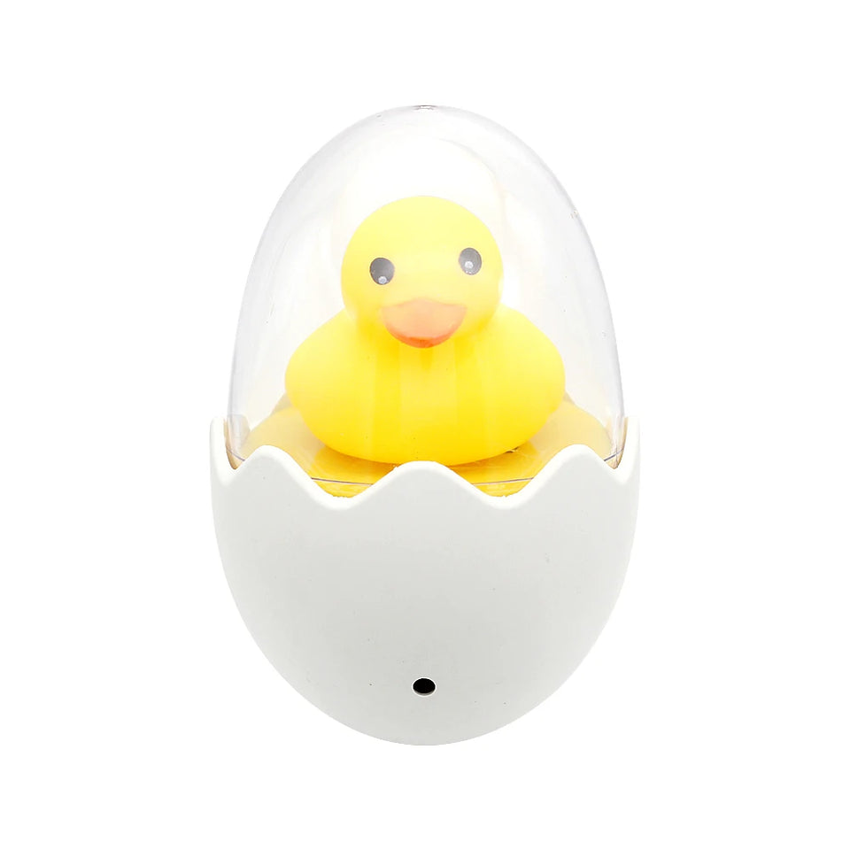 EU Plug 220V Wall Socket Lamps LED Night Light Control Sensor Cute Yellow Duck Bedroom Lamp Gift for Children