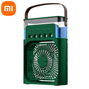 Xiaomi MIJIA 3-in-1 Portable Air Conditioners Fan With LED Night Light Household Mini Air Cooler For Office Home Adjustable Fan
