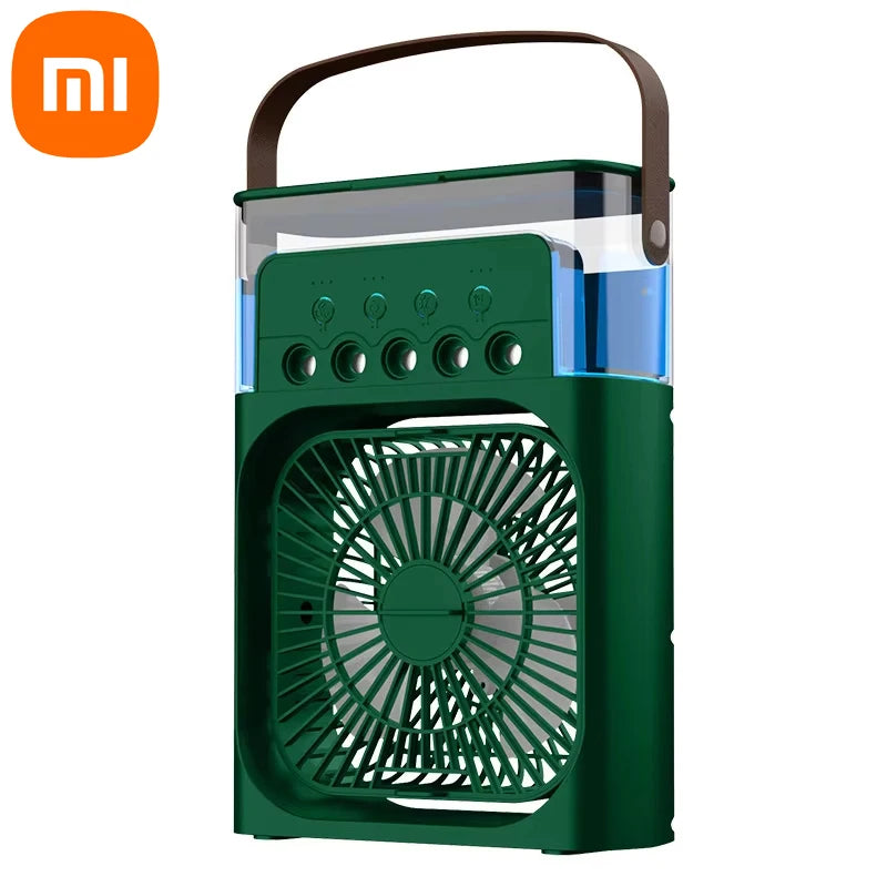 Xiaomi MIJIA 3-in-1 Portable Air Conditioners Fan With LED Night Light Household Mini Air Cooler For Office Home Adjustable Fan