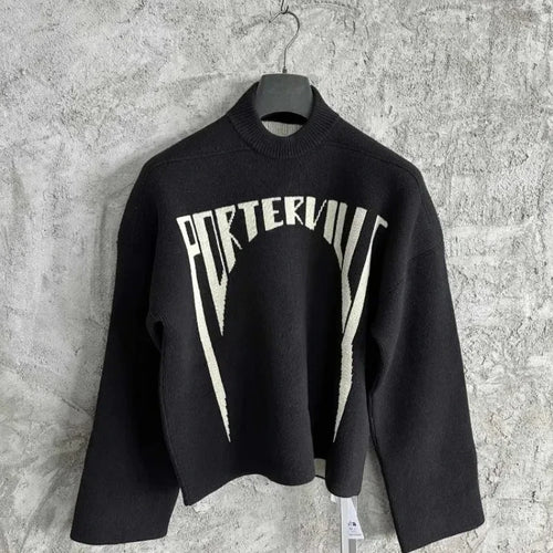 2024 Men's Clothing Casual Sweater Man 2024aw Highstreet Men's Knitting Sweaters Male Fashion Pullover UNISEX