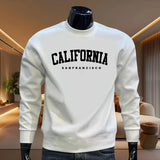 California Printed Hoodies for Men High Quality Spring Autumn Casual Sports O-neck Sweatshirts Male Home Outdoor Comfortable Top