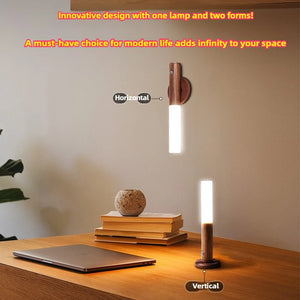 Decor Motion Sensor Lamp Wall Sconces in the Bedroom Magnetic LED Night Light Portable for Table Corridor Wardrobe Stairwell