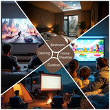 Magcubic Native 1080P 650ANSI 4K Android11 L018 Projector With Auto Keystone Correction Focus Wifi6 BT5.2 Portable Movie Outdoor