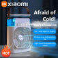 Xiaomi MIJIA 3-in-1 Portable Air Conditioners Fan With LED Night Light Household Mini Air Cooler For Office Home Adjustable Fan