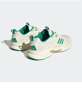 Adidas JZ RUNNER Retro - Style Breathable Mesh Sneakers with Green Accents