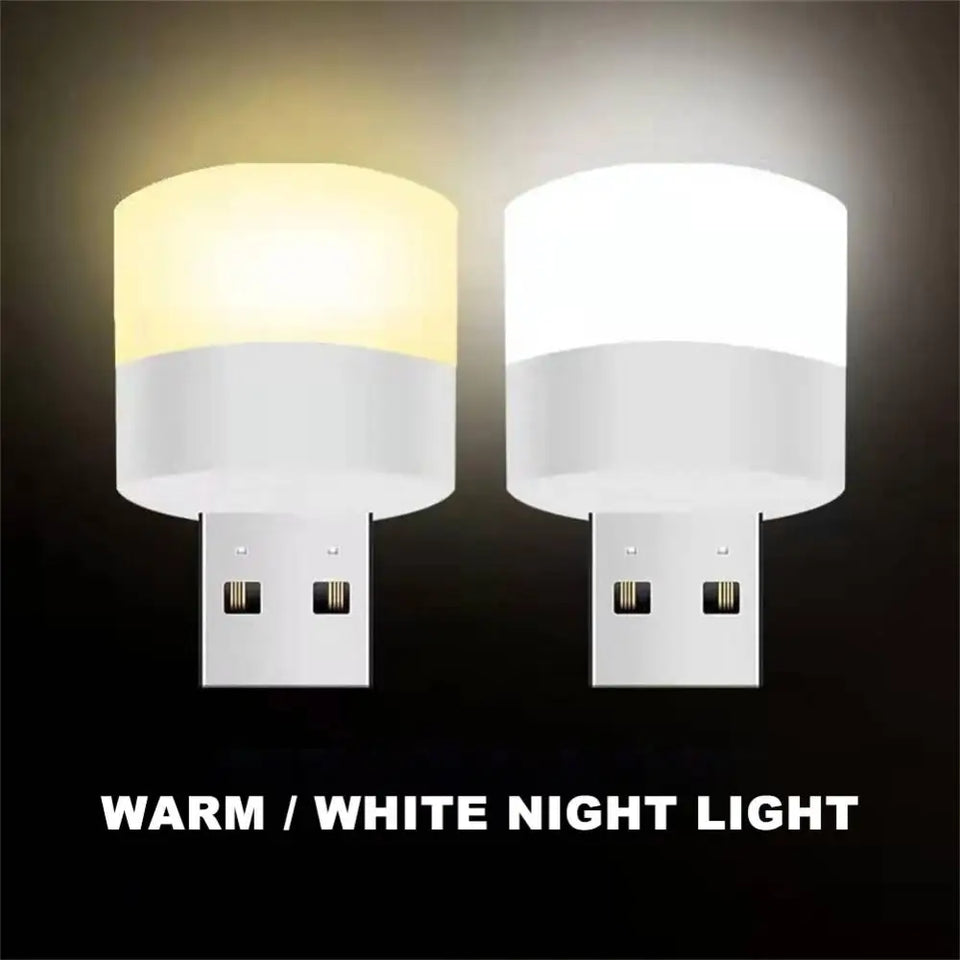 USB Plug LED Night Light Cartoon Expression Panda Mini Portable Night Lights Eye Protection Reading Book Lamp For Bedroom