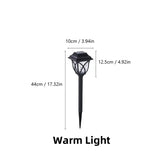 8 Pack LED Solar Courtyard Lamp Outdoor Waterproof Lawn Lights Solar Garden Paths Lane Landscape Lighting Decorative Lights