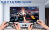 Newest 620 Games Retro TV Video Game Console Classic Emulator Two Players Family Entertainment Gaming Machine with 2 Controllers