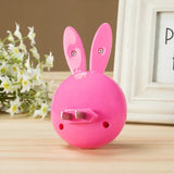 Cartoon Rabbit LED Night Light AC110-220V Switch Wall Night Lamp With US Plug Gifts For Kid/Baby/Children Bedroom Bedside Lamp