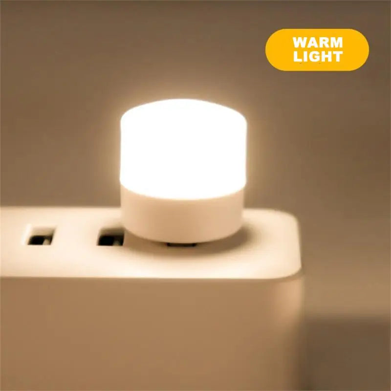 USB Plug LED Night Light Cartoon Expression Panda Mini Portable Night Lights Eye Protection Reading Book Lamp For Bedroom