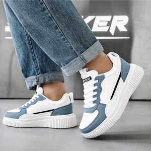 YRZL Men's Running Shoes Lightweight Outdoor Walking Shoes Soft Sole Comfortable Sneakers PU Leather Casual Sports Shoes for Men