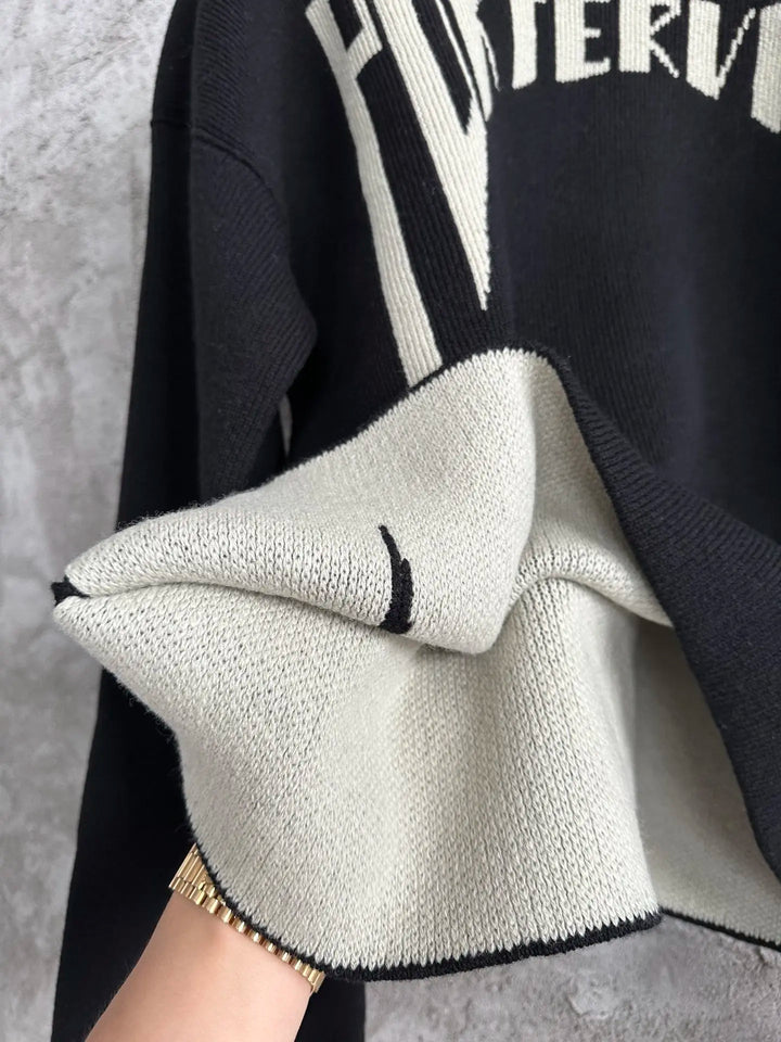 2024 Men's Clothing Casual Sweater Man 2024aw Highstreet Men's Knitting Sweaters Male Fashion Pullover UNISEX