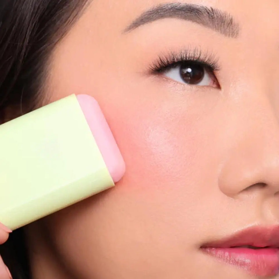 Multi-function Blush Stick Easy Tinted Makeup Rouge Blusher Cream Waterproof Long Lasting Rendering Brightening Skin Tone