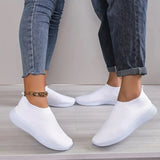New Pink Sneakers For Women Casual Shoes Comfortable Vulcanized Shoes Breathable Ladies Slip On Flats Shoes Loafers Plus Size 42