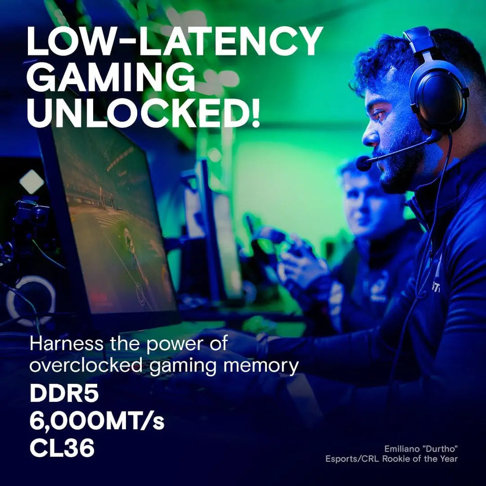 Crucial Pro DDR5 RAM 2x16GB 6000MHz, 6400MHz Overclocking Desktop Gaming Memory, Intel XMP 3.0 & AMD Expo Compatible-OEM Package