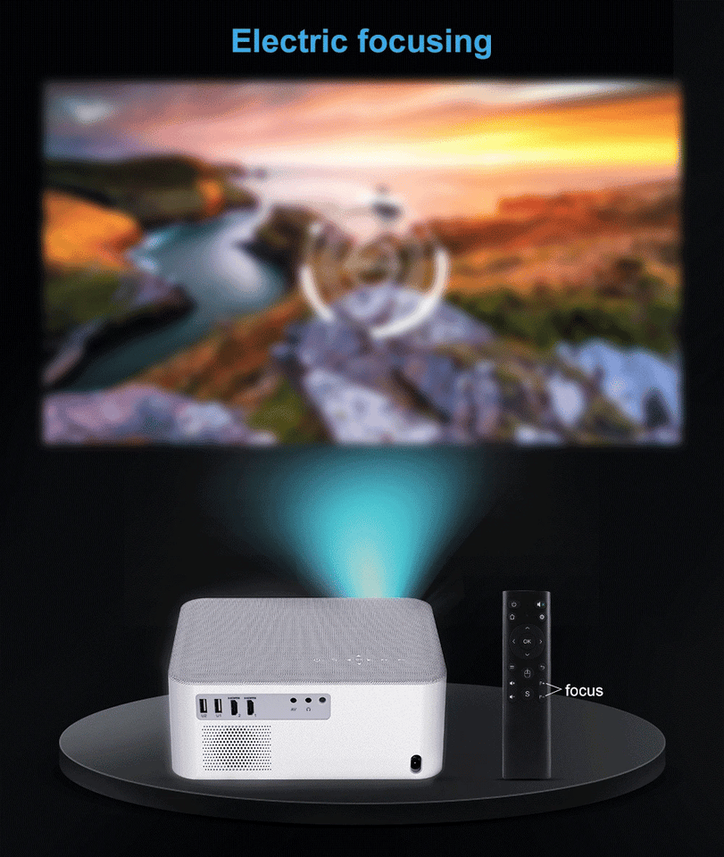 ThundeaL Portable Mini Projector TD92 Pro FHD 1080P Full HD Beam 4K Video WiFi Android Projector TD92Pro 3D Movie Home Theater