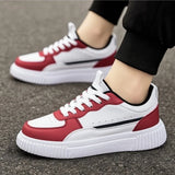 YRZL Men's Running Shoes Lightweight Outdoor Walking Shoes Soft Sole Comfortable Sneakers PU Leather Casual Sports Shoes for Men