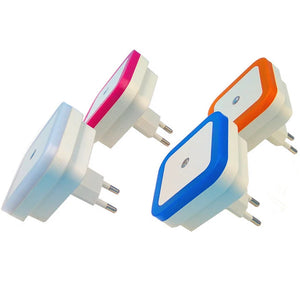 Wireless LED Night Light Sensor Lighting Mini EU/US Plug Night Lights For Children Room Bedroom Living Room Decoration Lighting