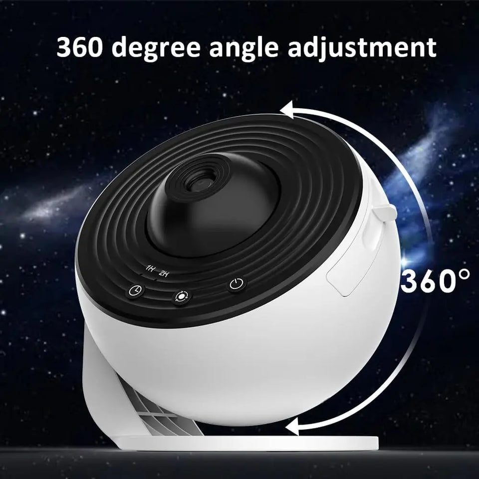 Star Projector,13 in 1 Planetarium Galaxy Projecto,360°Rotation,Mute Design,HD Image&Timing for Bedroom,Birthday,Christmas Decor