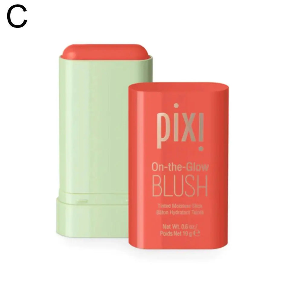 Multi-function Blush Stick Easy Tinted Makeup Rouge Blusher Cream Waterproof Long Lasting Rendering Brightening Skin Tone