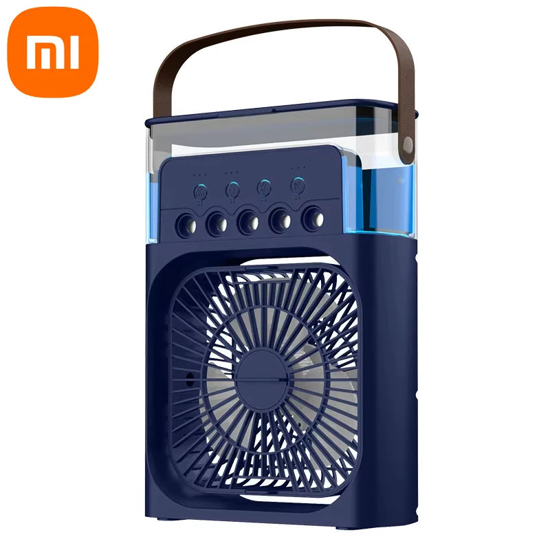 Xiaomi MIJIA 3-in-1 Portable Air Conditioners Fan With LED Night Light Household Mini Air Cooler For Office Home Adjustable Fan