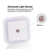 Wireless LED Night Light Sensor Lighting Mini EU/US Plug Night Lights For Children Room Bedroom Living Room Decoration Lighting
