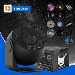 Star Projector,13 in 1 Planetarium Galaxy Projecto,360°Rotation,Mute Design,HD Image&Timing for Bedroom,Birthday,Christmas Decor