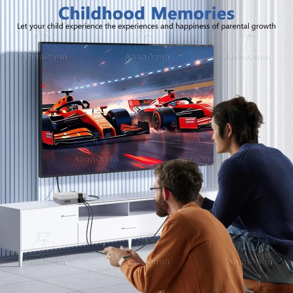 Newest 620 Games Retro TV Video Game Console Classic Emulator Two Players Family Entertainment Gaming Machine with 2 Controllers