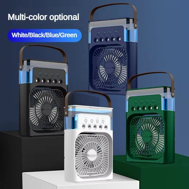 Xiaomi MIJIA 3-in-1 Portable Air Conditioners Fan With LED Night Light Household Mini Air Cooler For Office Home Adjustable Fan