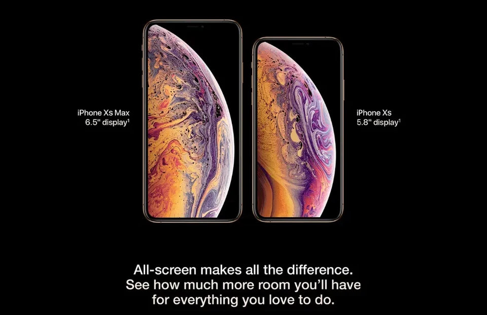 Original Apple iPhone XS Mobile Cell Phone 5.8" RAM 4GB ROM 64GB/256GB A12 Bionic 4G LTE Unlocked Cellphone Face ID Working