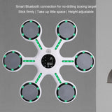 Smart Bluetooth Boxing Machine Wall-Mounted Boxing Wall Target Adjustable Speed Boxing Puncher Home Exercise For Kids Adults